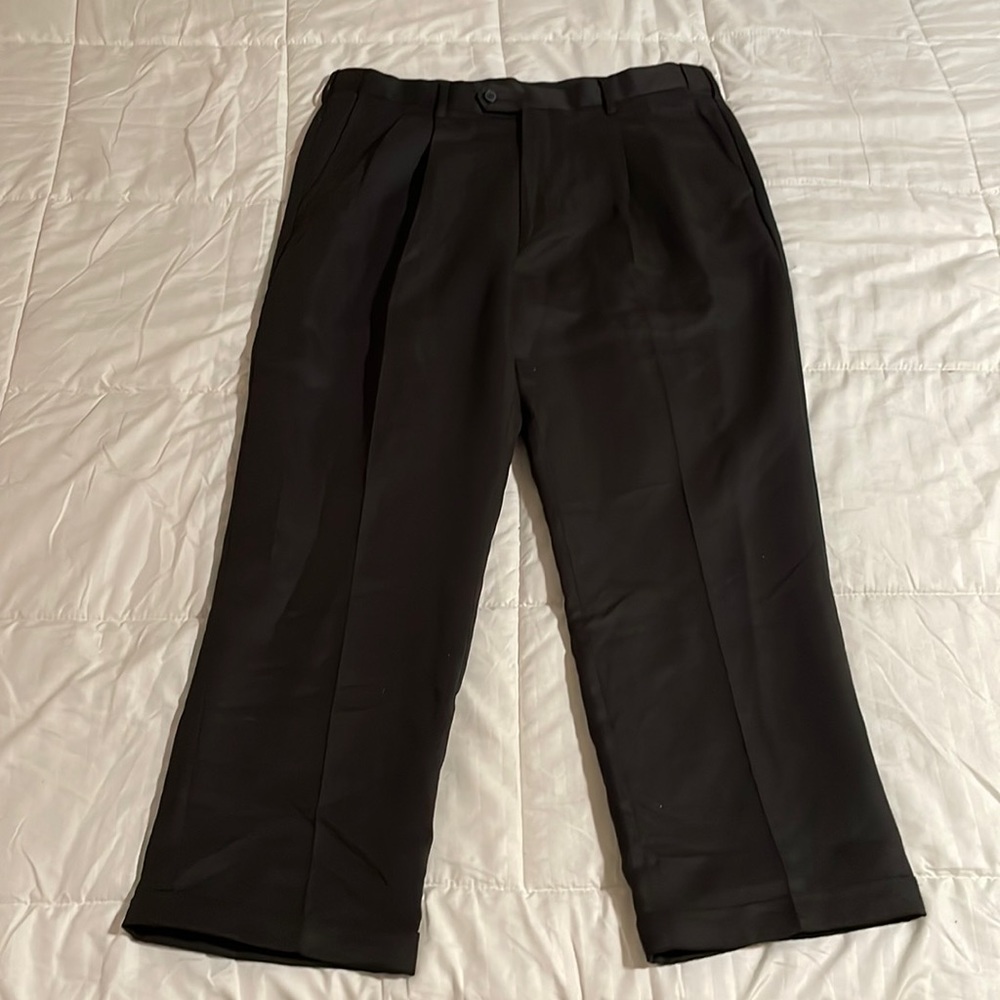 Perry Ellis Portfolio Men’s Black Dress Pants, Size 36x29